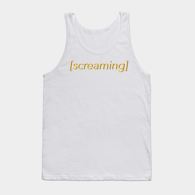 Screaming Tank Top by clownshop